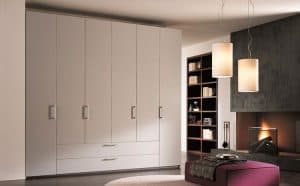 Space-efficient wardrobe design for bedrooms by interior designers Chennai