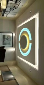 False ceiling with lighting by interior designers in Chennai