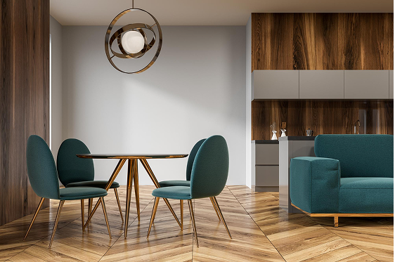 Minimalist furniture design in Nungambakkam apartment