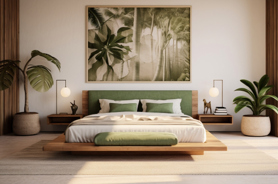 Contemporary bedroom interiors by Adyar-based designers