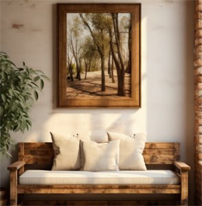 Rustic & Cozy living room Interior designers in chennai