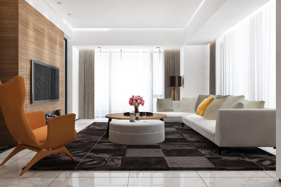 elegant top living room interior designers in Chennai